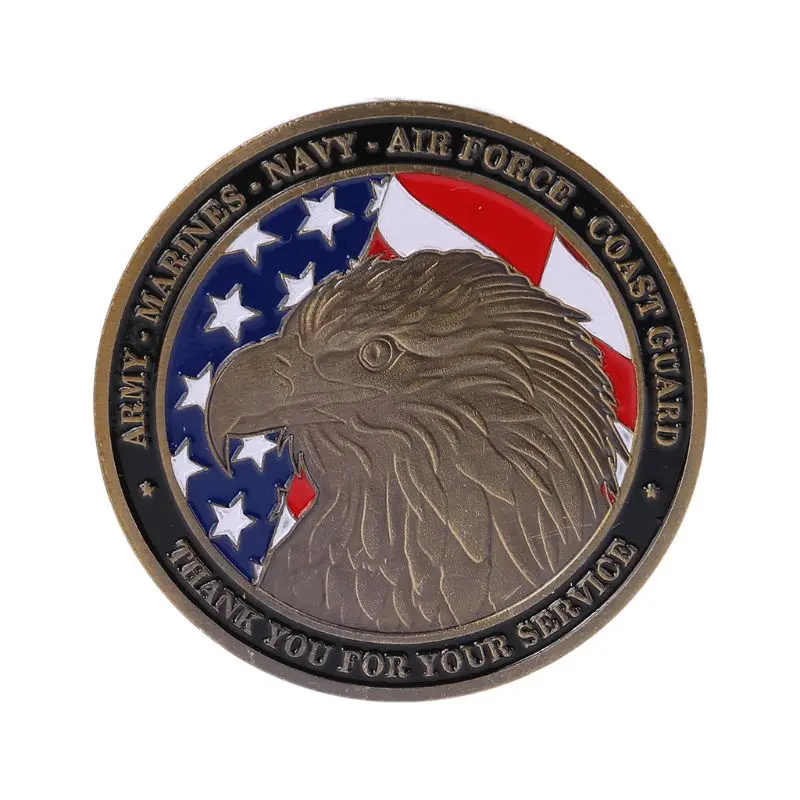 

American Five Thanksgiving Commemorative Coins Travel Collector Gifts Desktop Car Decorations