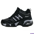 Зимние мужские ботинки, плюшевые теплые водонепроницаемые ботинки для снега, мужские кроссовки, уличные ботинки на воздушной подушке