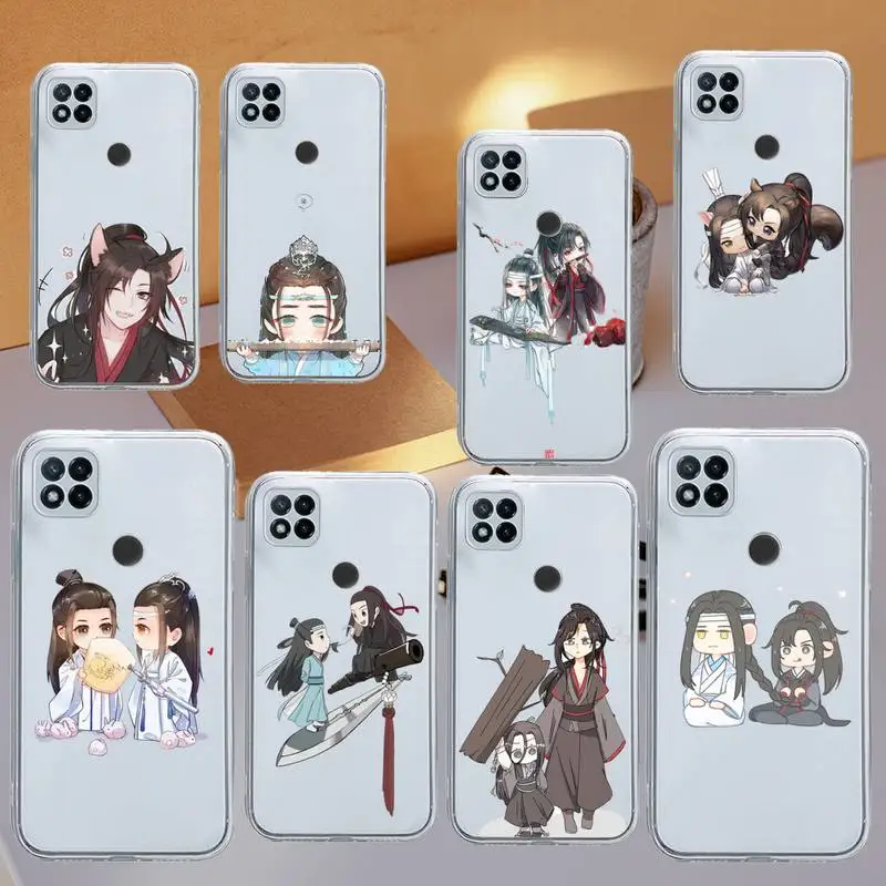 

Mo Dao Zu Shi MDZS cute cartoon Phone Case Transparent for Xiaomi redmi note 8 9 10 11 t lite pro ultra mix 4 k40