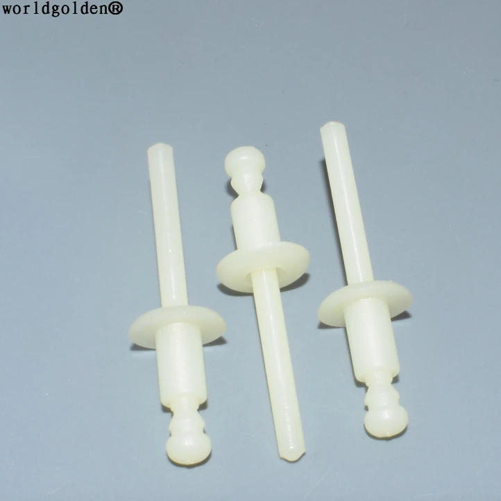 Мировое золото 100 шт. Авто зажимы пластиковые глухие заклепки Европейский