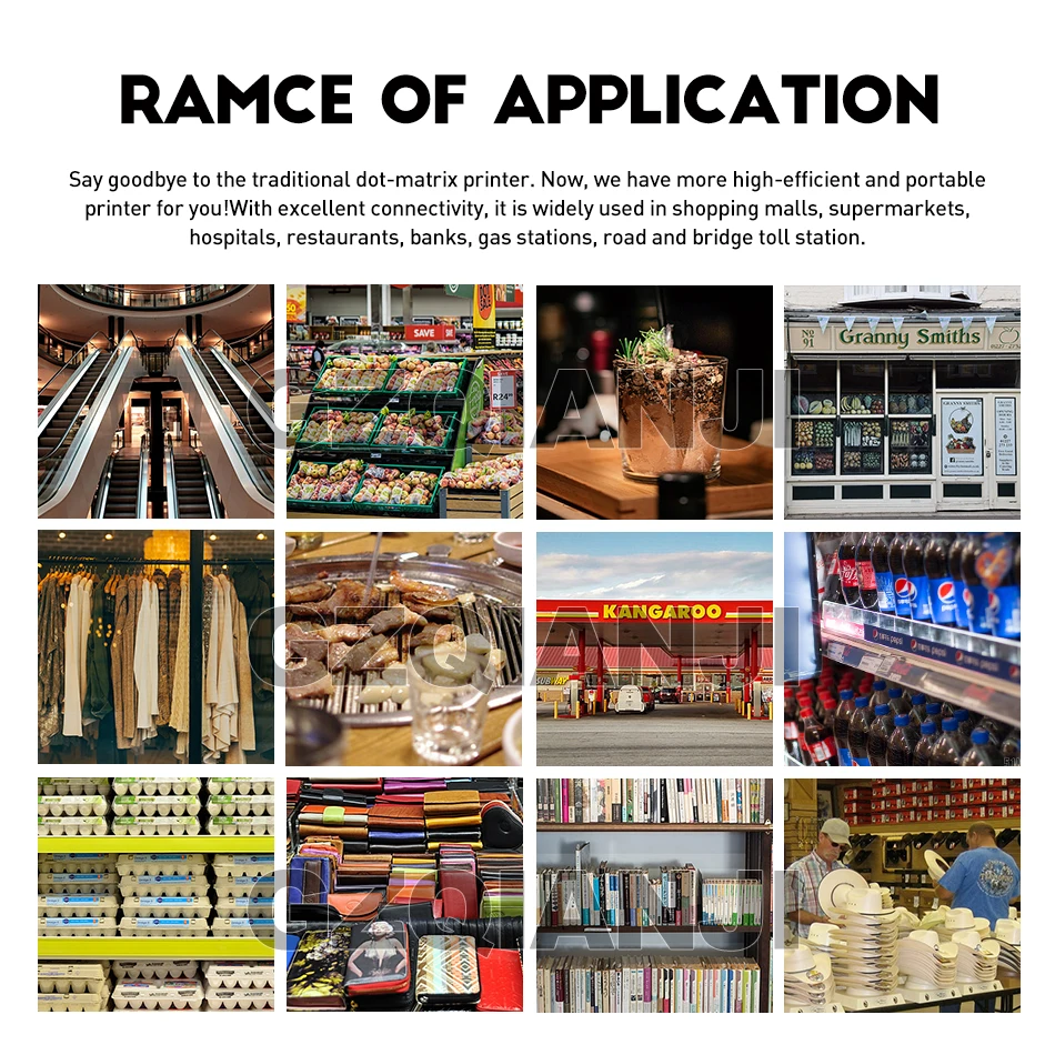 POS 80 мм тепловой чековый принтер автоматический режущий с USB Последовательный