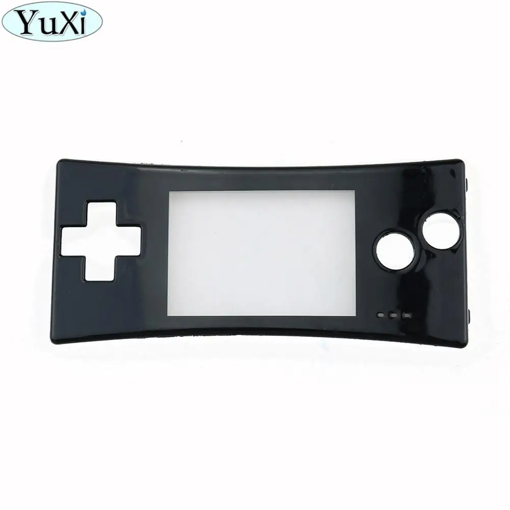 Black YuXi Замена для NAND для Gameboy Micro Shell Корпус чехол для GBM Хэллоуин передняя рамка - Цвет: Black