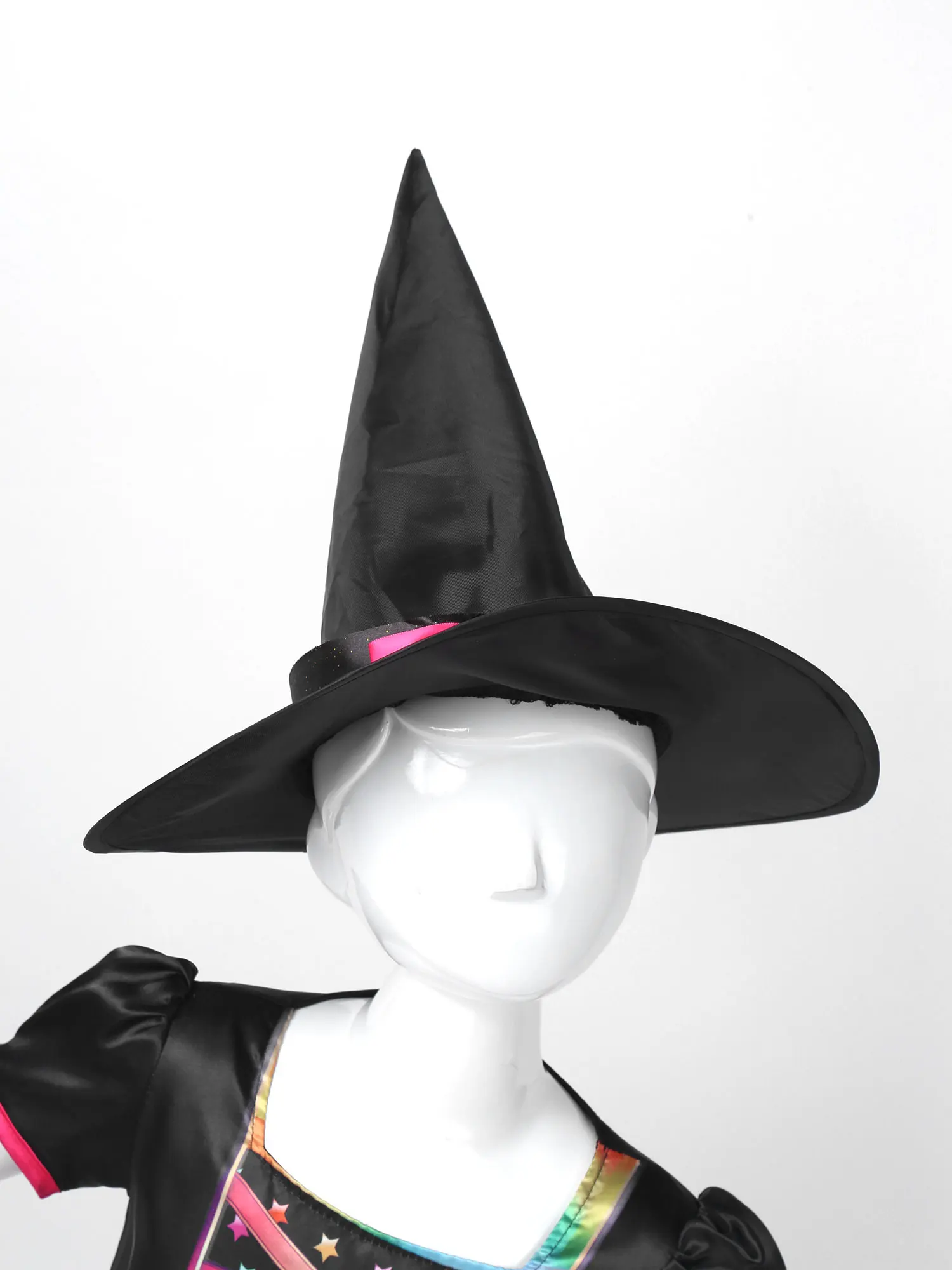 

2Pcs Kids Girls Witch Cosplay Costume Halloween Christmas Tutu Dresses Children Clothing Princess Dress Hat Party Outfits Sets