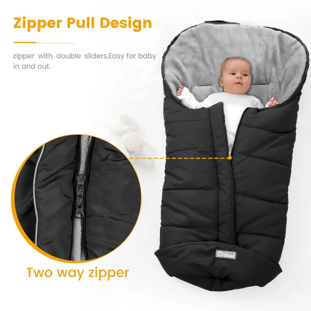 Orzbow детский спальный мешок конверт зимний для коляски теплый детей