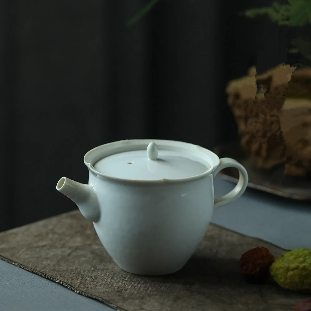 200 мл цветочный горшок для рта китайская ретро ручная работа случайная текстура