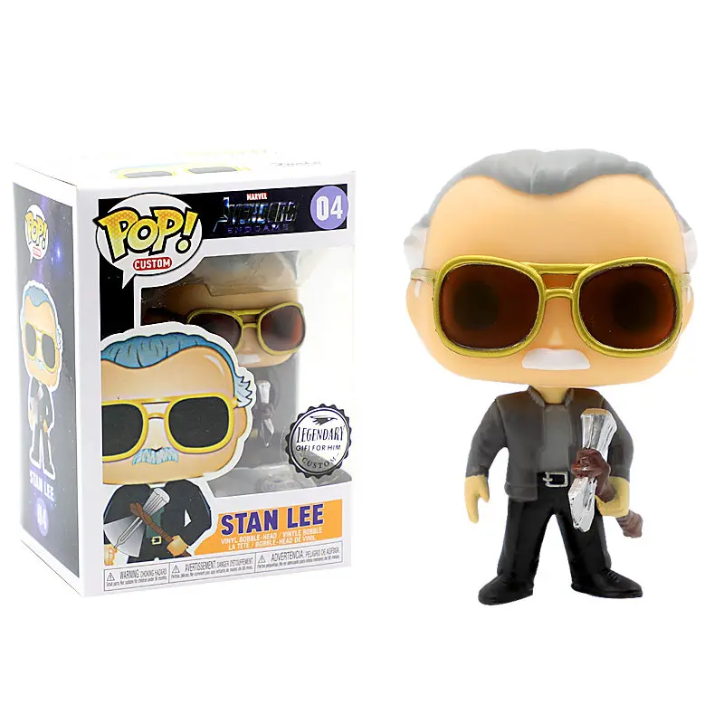 CAMEL FUNKO POP Marvel Мстители: эндшпиль танос Тор Человек-паук Халк Стэн ли Железный ПВХ фигурка игрушки для детей Рождественский подарок - Цвет: CAMEL