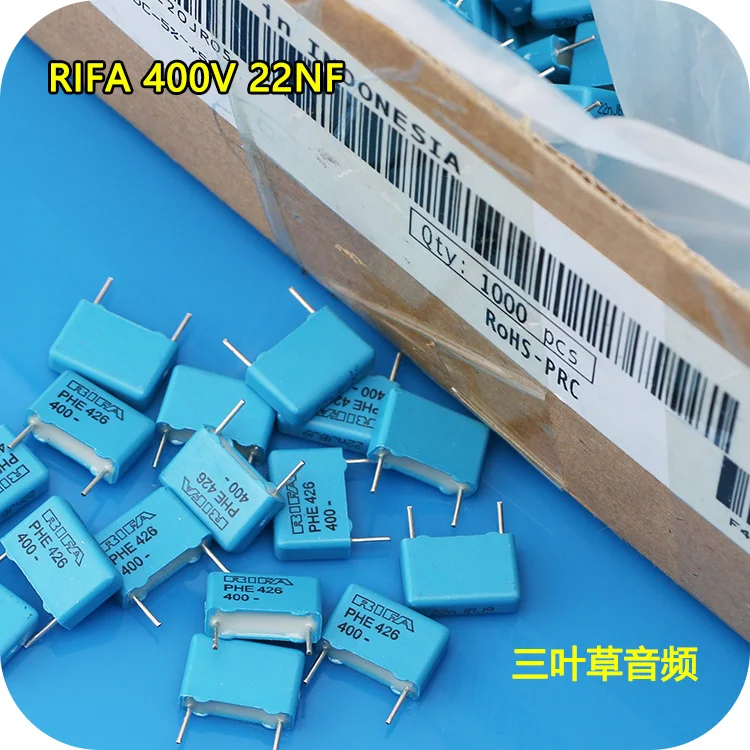 Пленочный конденсатор RIFA серии PHE426 0 022 мкФ Ф/400 В 22 НФ 223 P = 10 мм шт.|sla| |