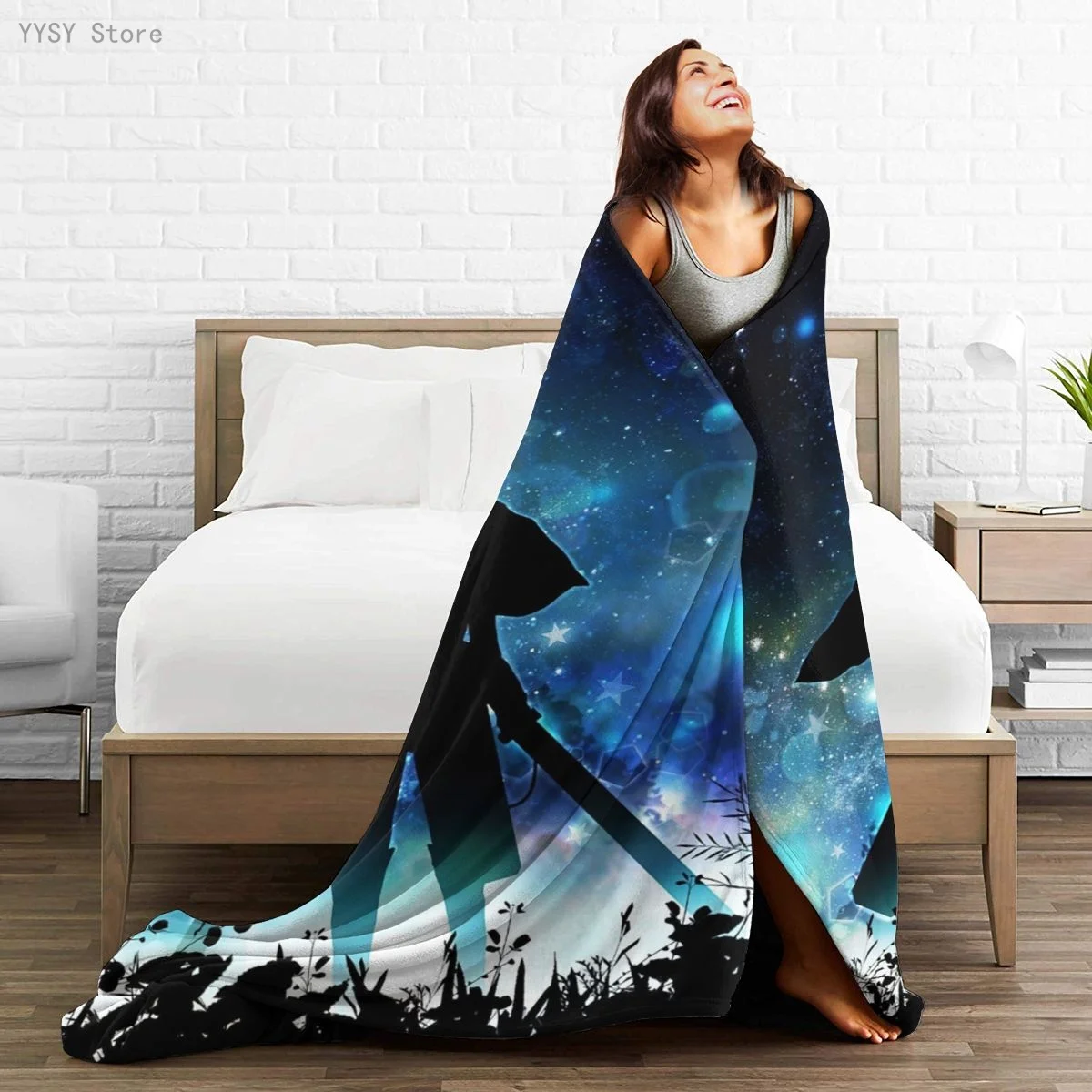 

Attack On Titan 4 (22) Anime printed Ultra-Soft Micro Fleece Blanket flannel throw Sherpa bedspread bedding sofa