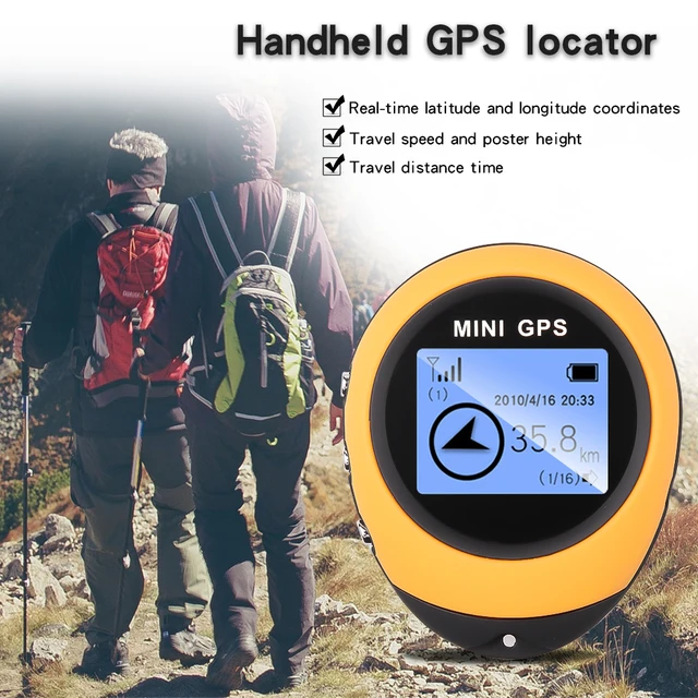 Llavero de mano Mini GPS Navegación USB Recargable Localizador de  localización Rastreador para viajes al aire libre (Verde)