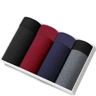 Трусы-боксеры мужские хлопковые, нижнее белье, шорты-боксеры