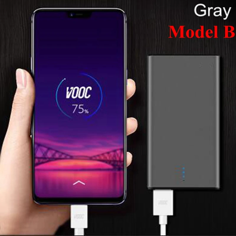 Vooc Dash внешний аккумулятор 10000 мА/ч внешний аккумулятор 5В 4А зарядное устройство для Oneplus 7 Pro 7T 5T 5 6 6T Oppo Reno R17 R15 R11 huawei Superchage SCP