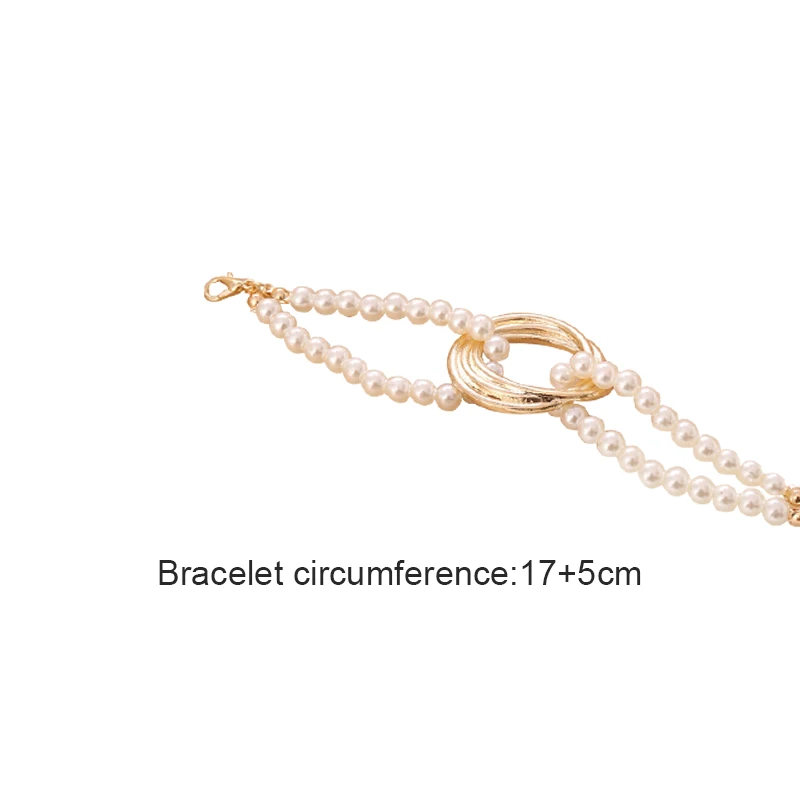 

Vintage Pearl Choker Necklace For Women Fashion Summer Imitation Pearl Necklaces 2021 Trend Elegant Wedding Jewelry Bracelets
