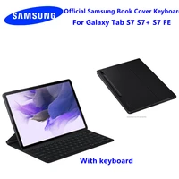 100 original samsung book cover keyboard stand case for galaxy tab s7 pluss7 tab s7 s7 fes7 fe 5g