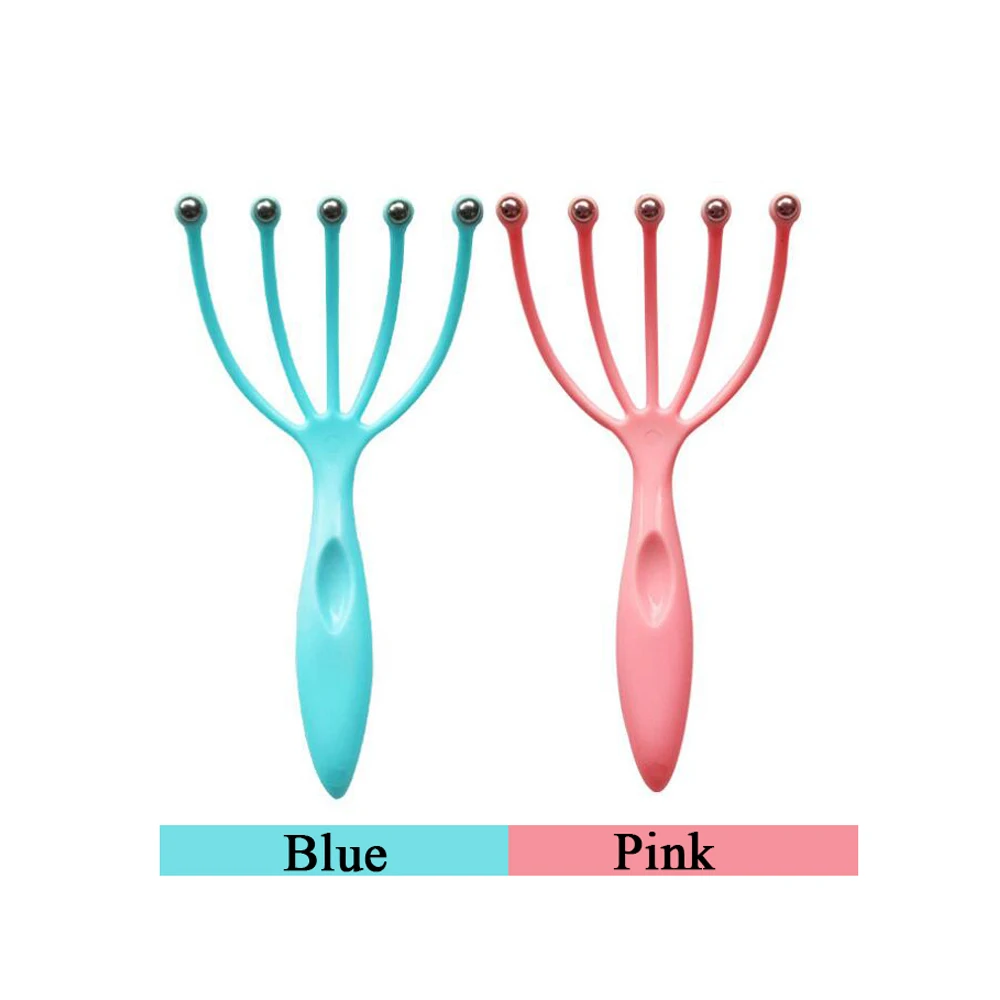 

1Pcs light head relaxing five-finger simulation finger massage neck relaxing and relaxing head massage scratching scalp massager