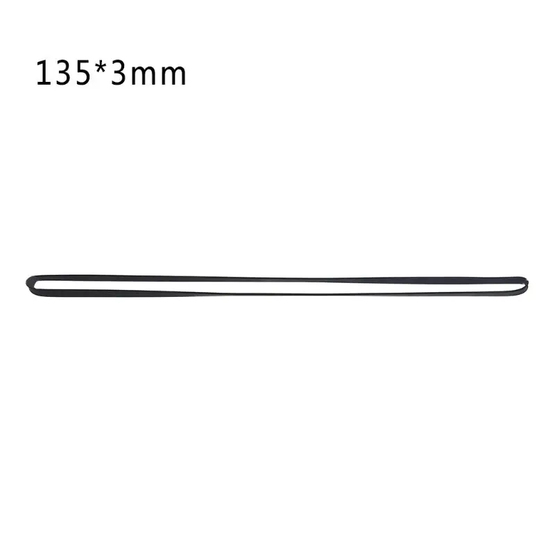 

W3JB 3mm Wide Flat Drive Belt Turntable Rubber Belt for LP Vinyl Record Player Phono