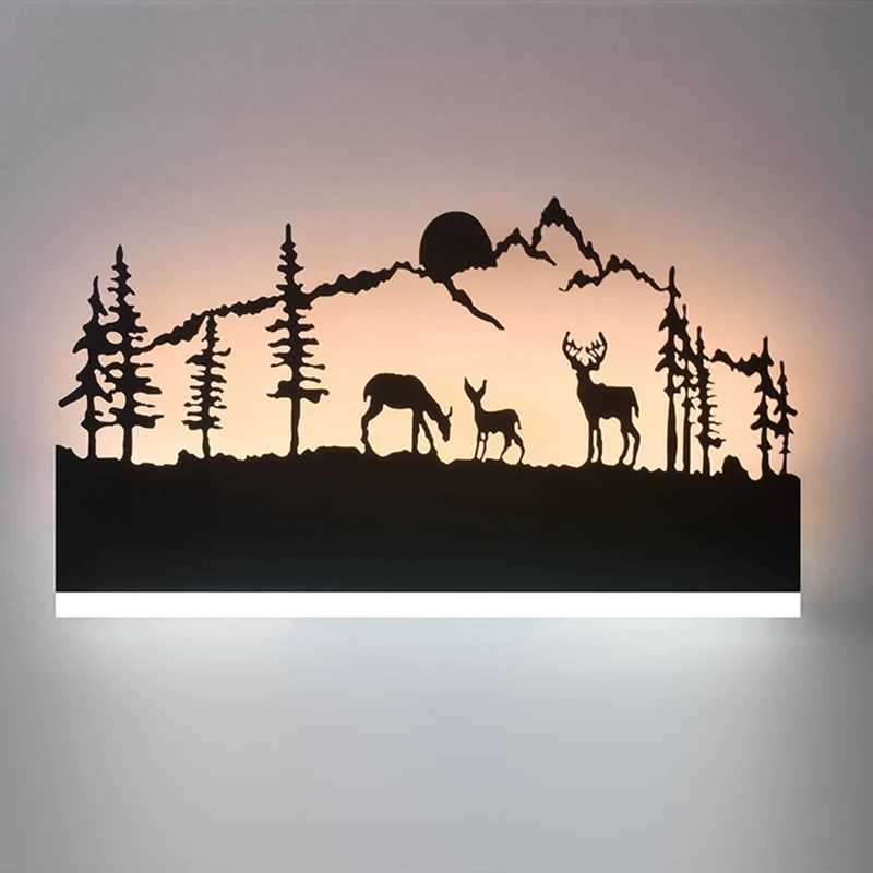 

Animals Creative Modern Led Wall Light For Living Room Corridor Bedroom Bedside Light Wall Sconce Indoor Lighting Decoration