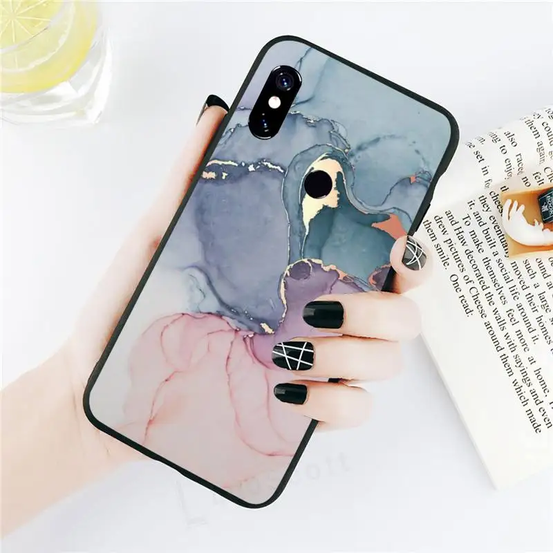 

Colorful luxury marble Phone Case For Xiaomi Redmi note 7 8 9 t k30 max3 9 s 10 pro lite