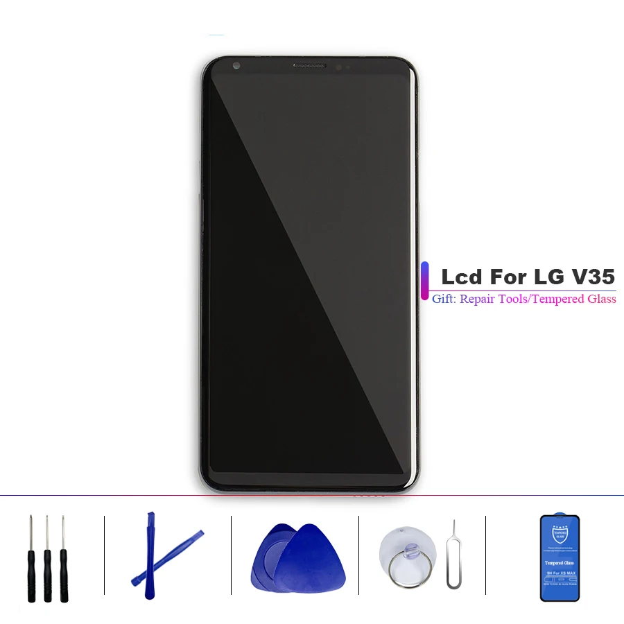 100% тестирование 6 0 ''для LG V35 ThinQ ЖК дисплей Дисплей кодирующий преобразователь
