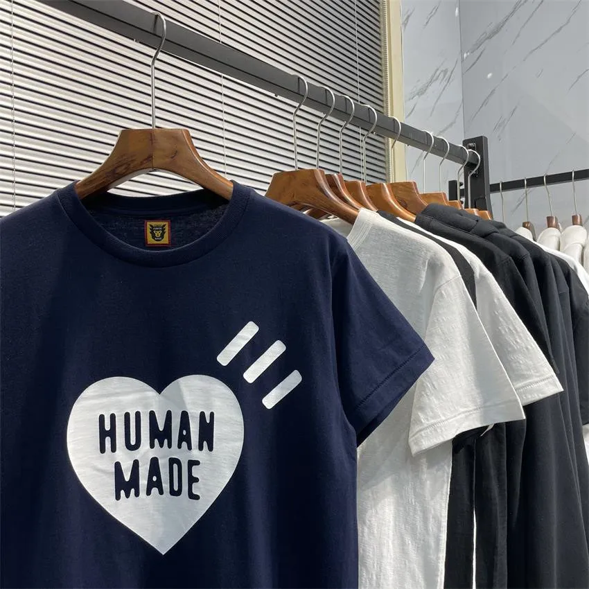 

Made Human T-shirt Harajuku Flocking t shirt For Men Women Clothing Oversized Clothes Graphic tshirts Punk Streetwear Tee Tops