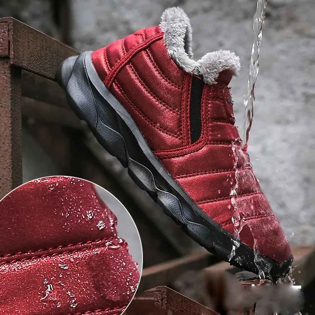 Зимние теплые ботинки женские зимние Модные бархатные уличные спортивные