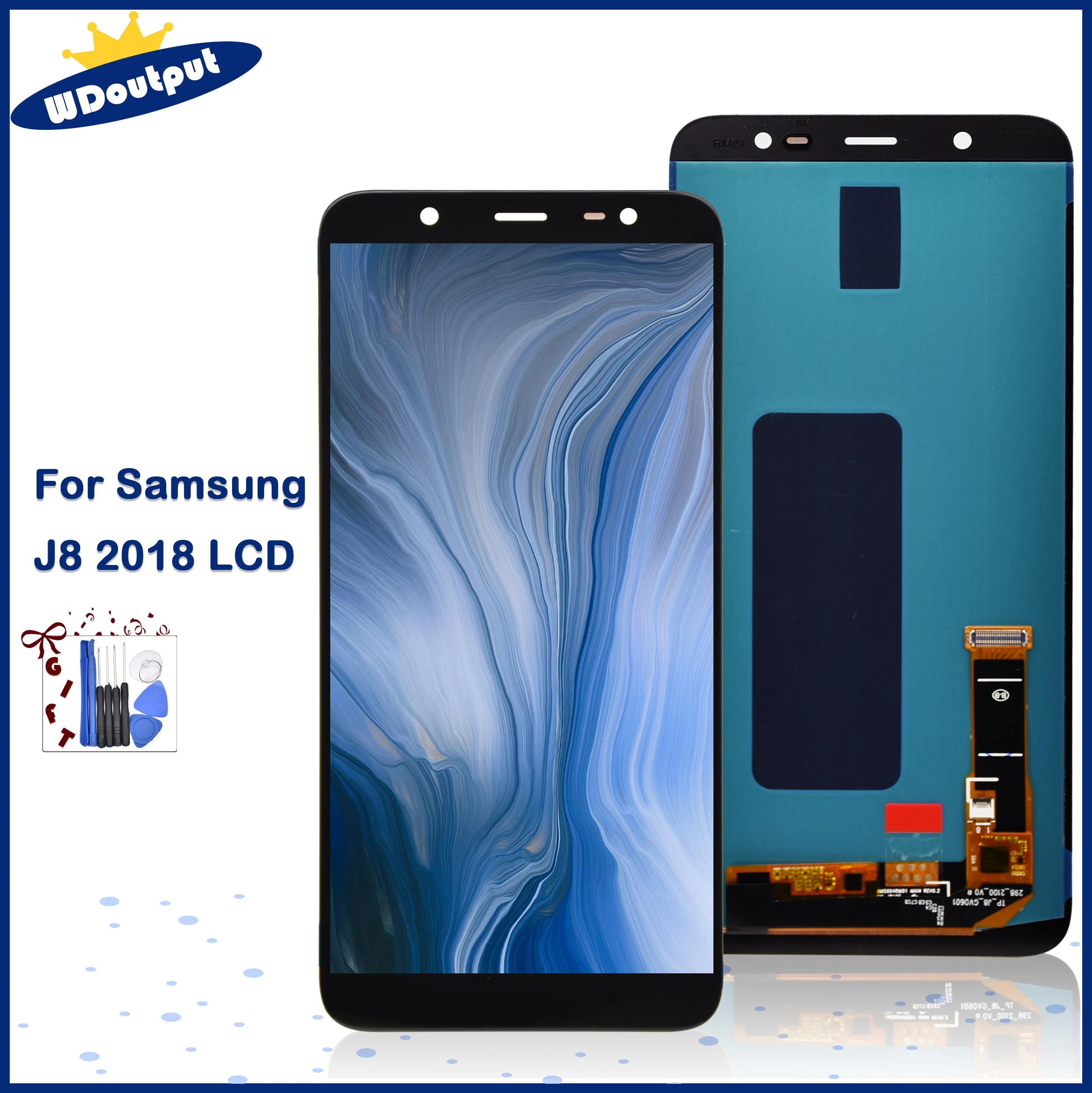 6 0 AMOLED LCD для Samsung Galaxy J8 2018 J810 ЖК-дисплей сенсорный экран дигитайзер сборки SM-J810M J810F