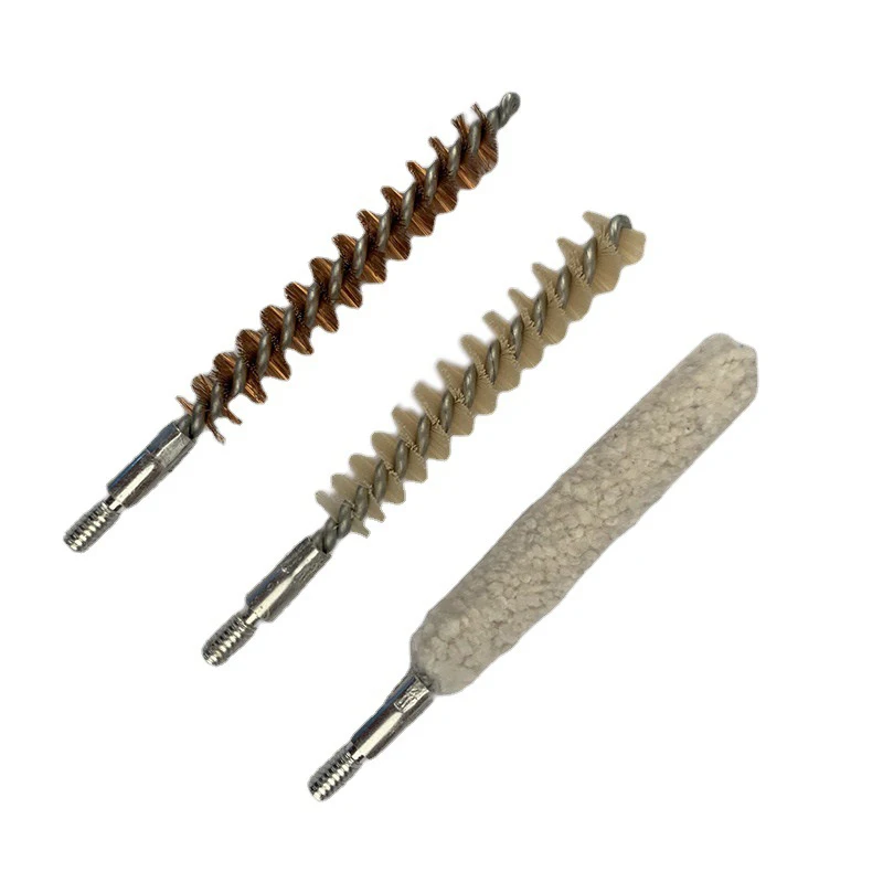 

3Pcs/Set Gun Cleaning Rod Brush Head Kit .30cal 7.62mm .22cal 5.56mm .35cal 9mm