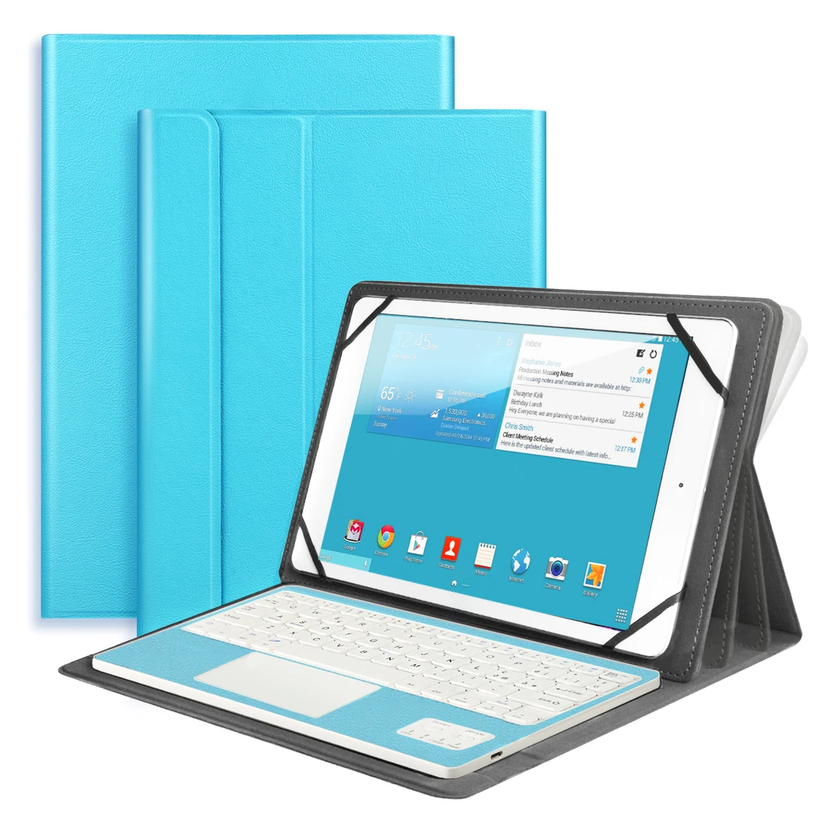 case with keyboard Чехол-подставка с клавиатурой Bluetooth для samsung Galaxy Tab A Tab S 9," 10,1" 10," дюймов, универсальный IOS Android Windows - Цвет: case with keyboard