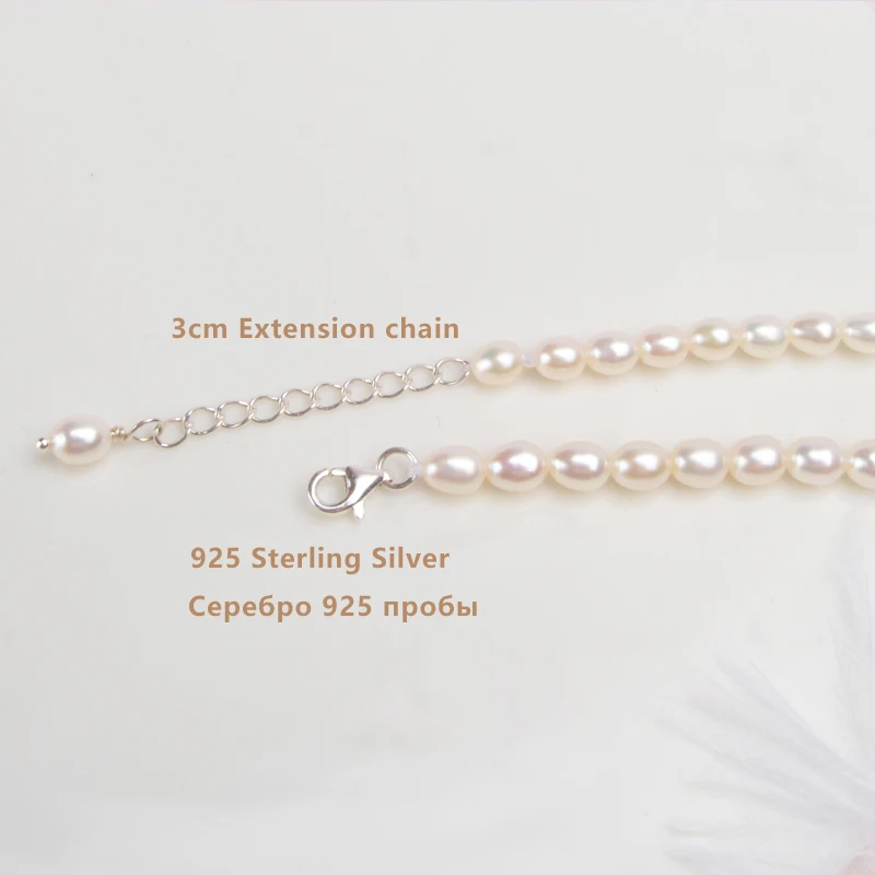 Ожерелье из натурального пресноводного жемчуга ASHIQI ювелирное изделие для детей