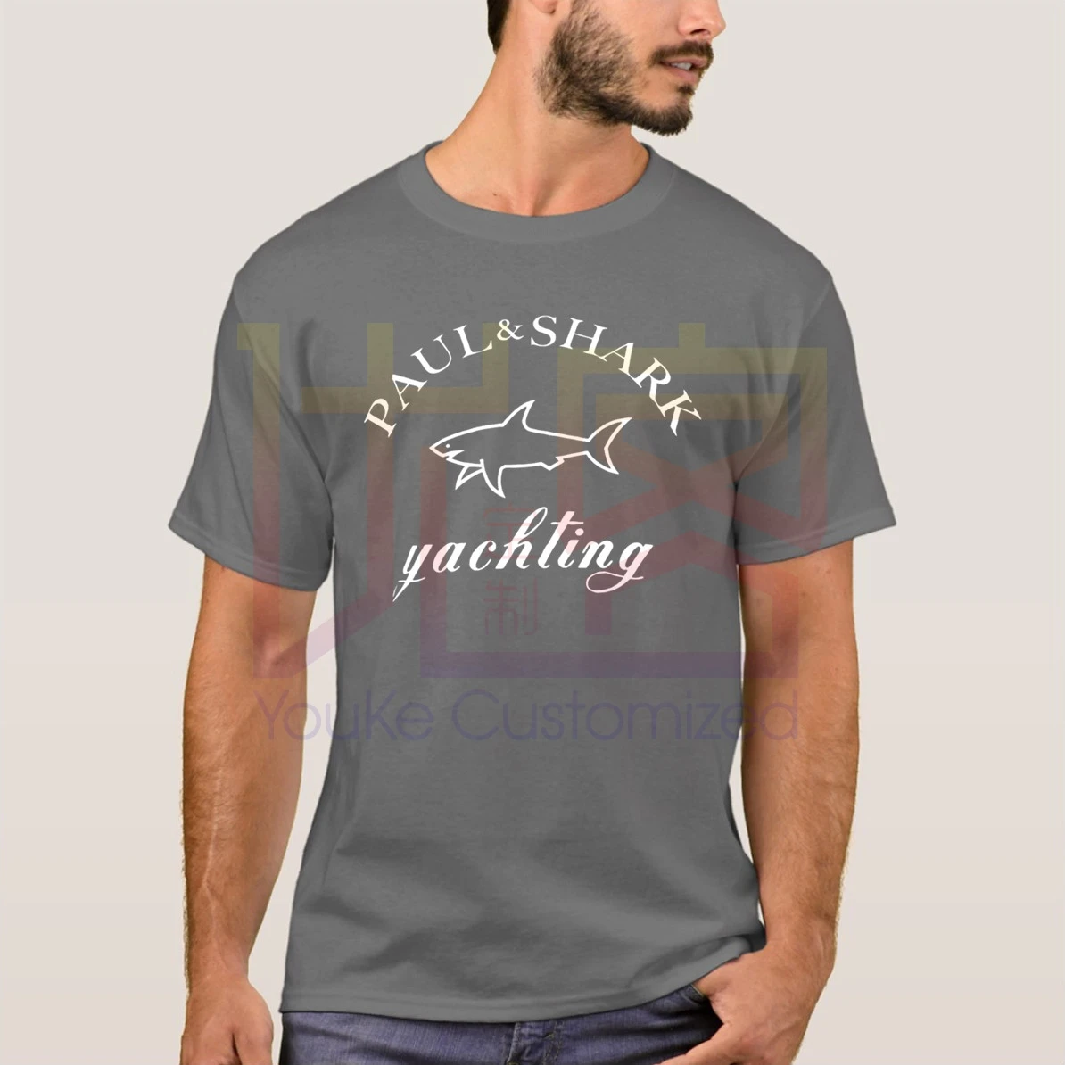 Paul & Shark Yaching футболка Herre Champiom winner tee Мужская брендовая одежда классический стиль