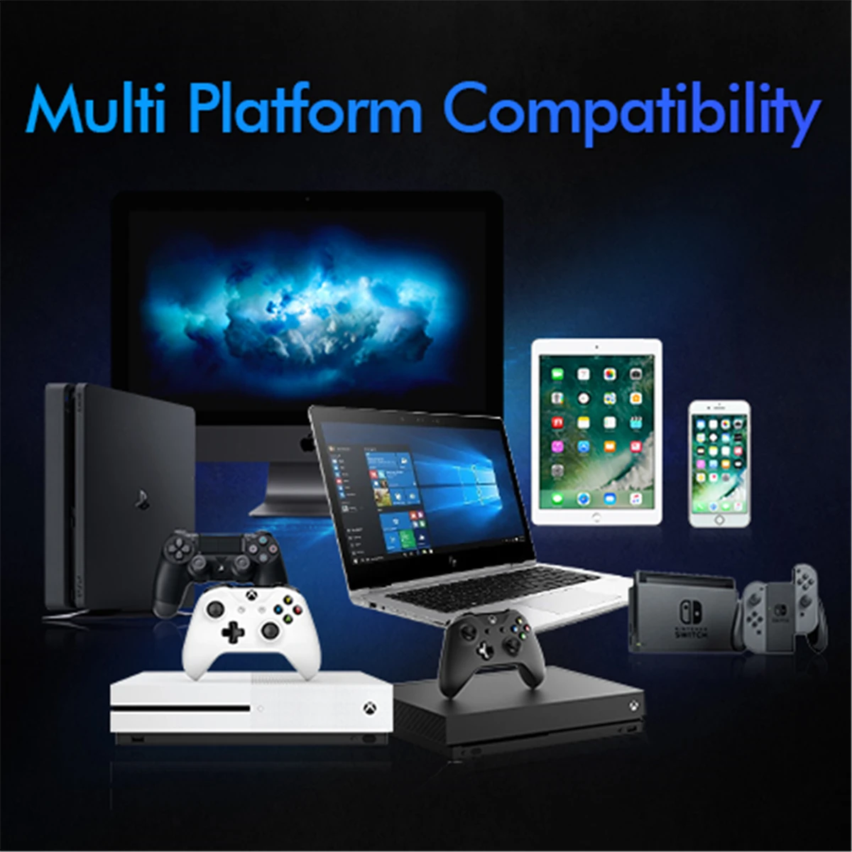 Проводная игровая гарнитура игровые наушники для PS4 гарнитура с микрофоном для нового X box One для nintendo Switch наушники для геймеров