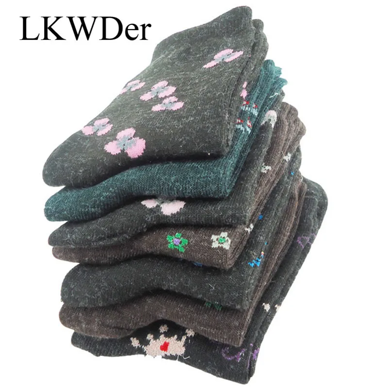 Носки женские зимние мягкие теплые шерстяные 10 пар | Женская одежда