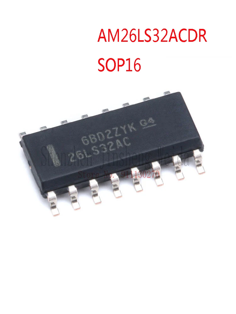 5 шт./лот AM26LS32ACDR 26LS32AC SOP16 новый оригинальный в наличии | Электронные компоненты и