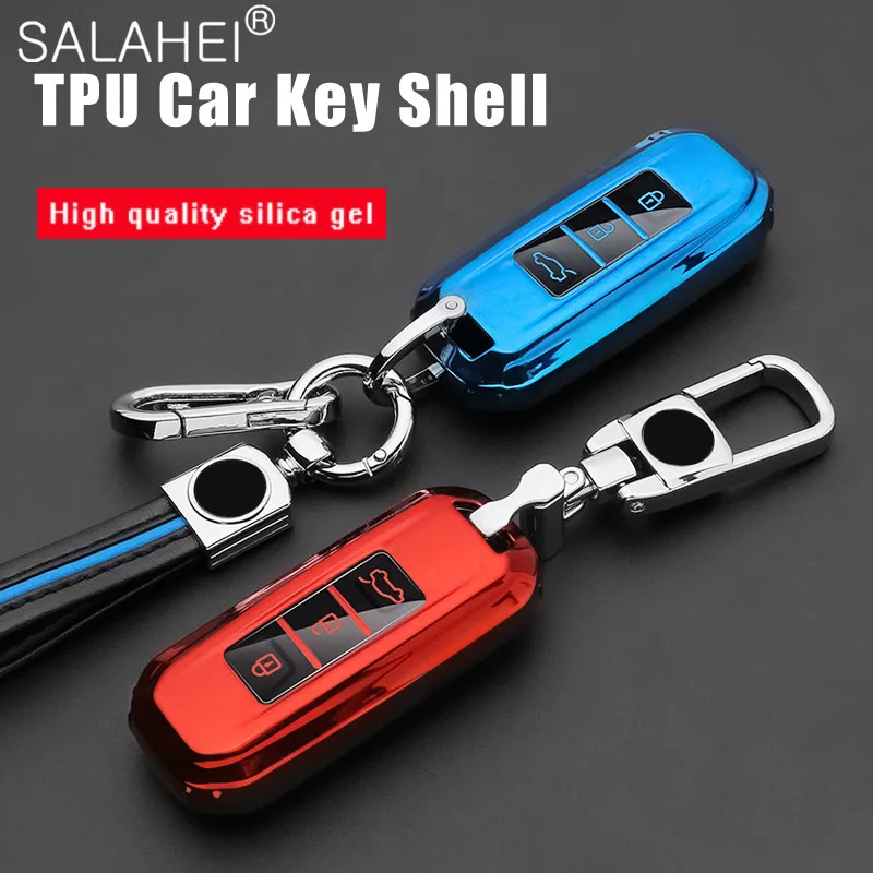 

Colorful Soft TPU Car Smart Key Fob Shell Cover Case For Baojun 510 560 360 730 630 610 310 E100 310W 530 RS-5 AutoAccessories