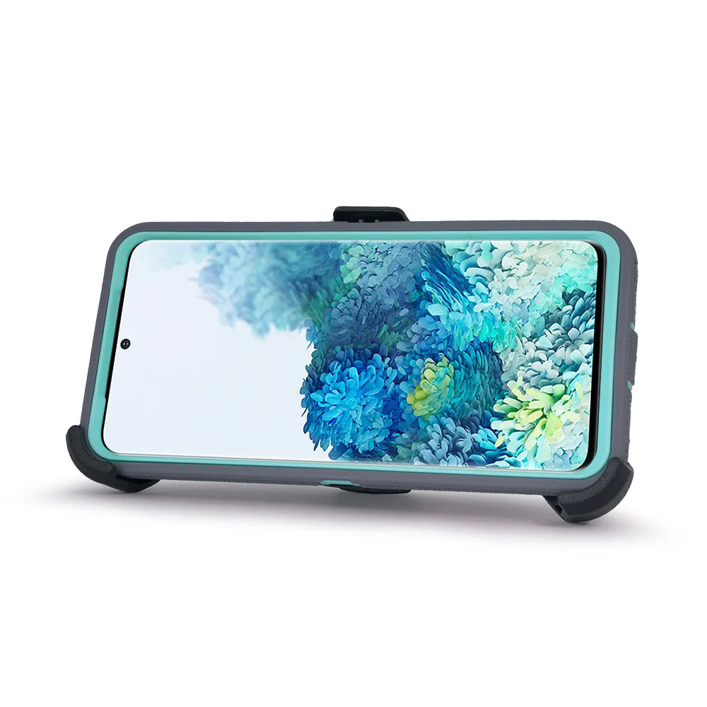 

Heavy duty tpu pc rugged case belt clip cover for samsung s20 s20 plus s20 ultra