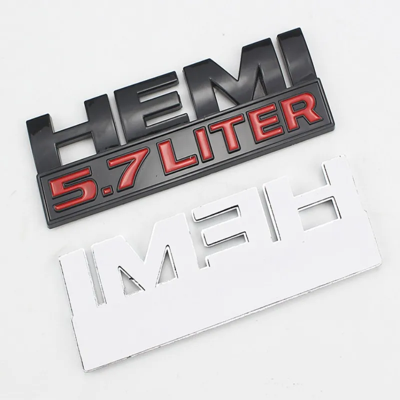 2 шт. черный 5,7 литр HEMI для ram 1500 2500 3500 крыло эмблема значок стикер
