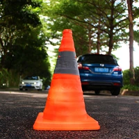 17 7 inch collapsible traffic multi purpose pop up reflective safety cone work area protection emergency roadside barrier