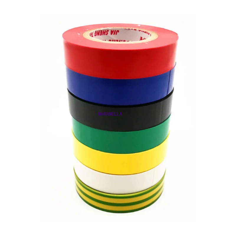

20m Wire Flame Retardant Electrical Insulation Tape High Voltage PVC Film Tape Waterproof Self-adhesive Electrician Tape