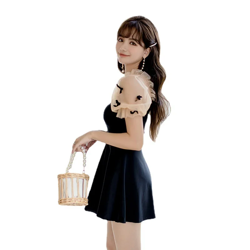 

Swimsuit For Pregnant Women Swimwear One Piece Push Up 2021 Plus Size Bathing Suit New Female Cover Korea Ins Skirt Across