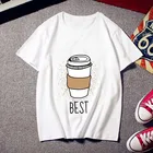 Новинка 2021, летняя футболка, женская футболка с забавным принтом еды в стиле Харадзюку, эстетичная тонкая футболка с круглым вырезом, топы, одежда, модная женская футболка