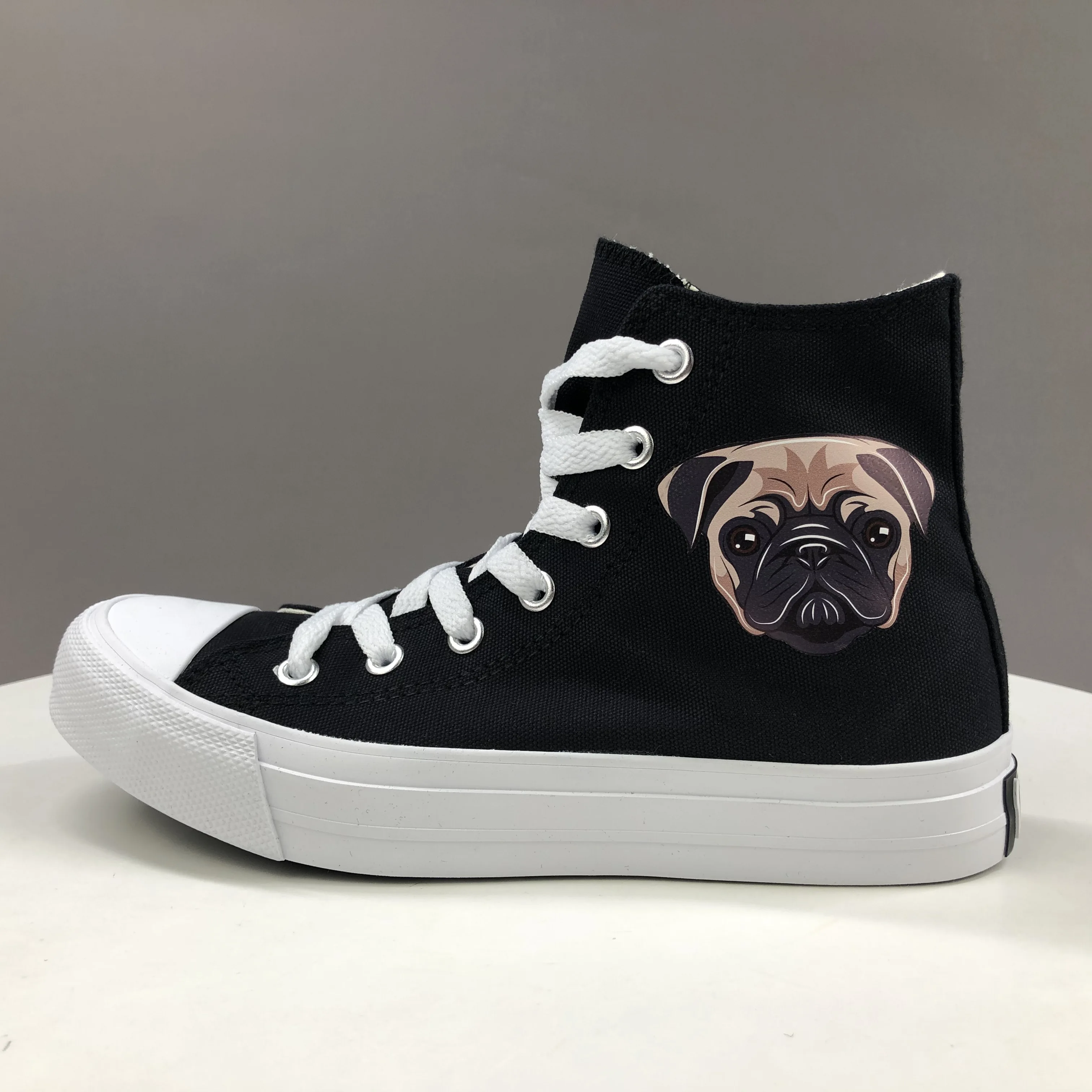 Вэнь Мужская и женская повседневная обувь белые черные парусиновые туфли