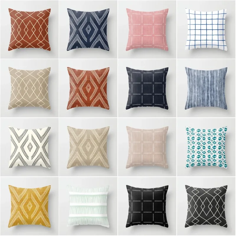 XUNYU геометрический чехол для подушки декоративный скандинавский стиль Наволочка