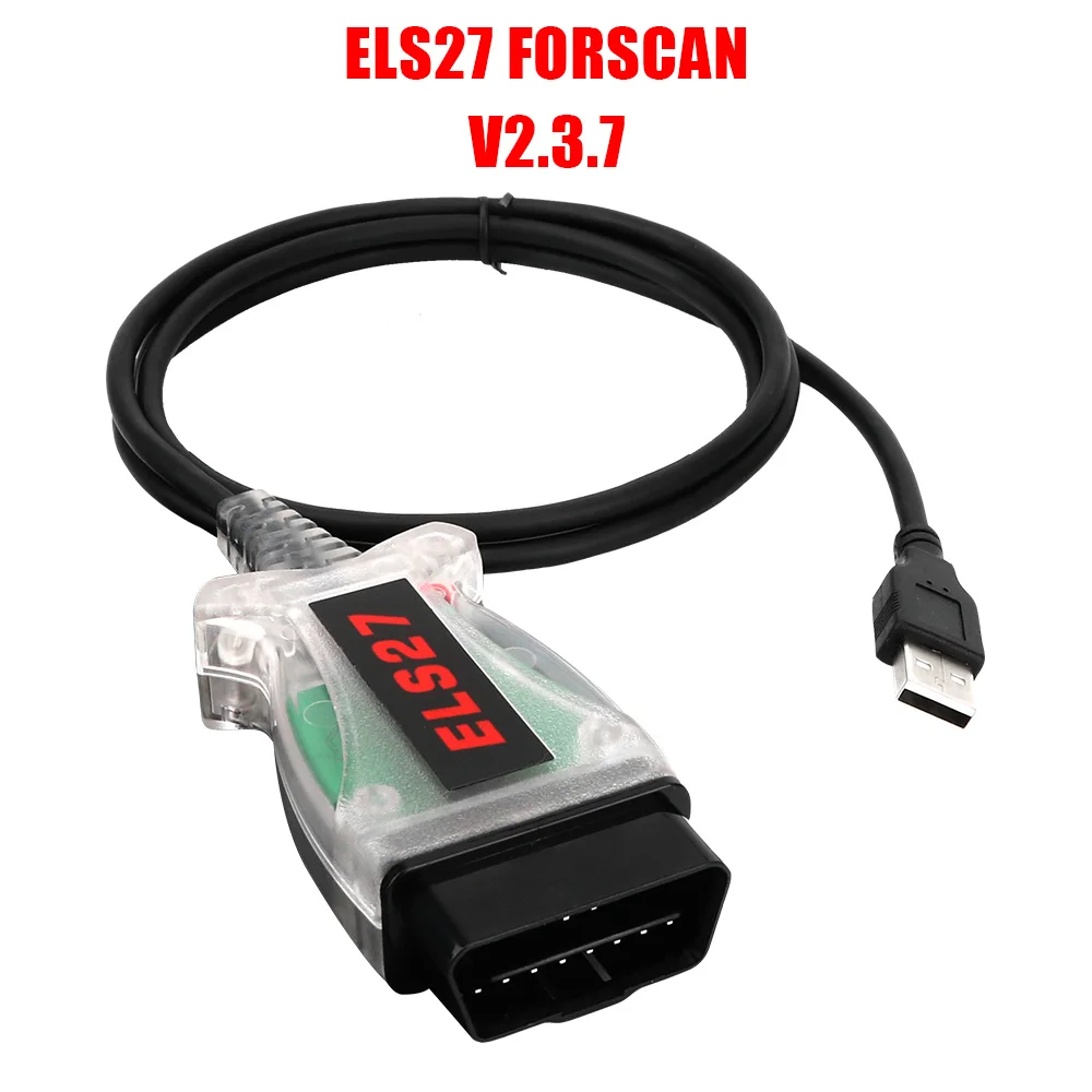 NEW V2.3.7 ELS27 Forscan Car ELM327 OBD2 Diagnostic Tool Scanner Code Reader For Mazda 3 CX5 6 Ford Focus MK2 MK3 Fiesta Lincoln
