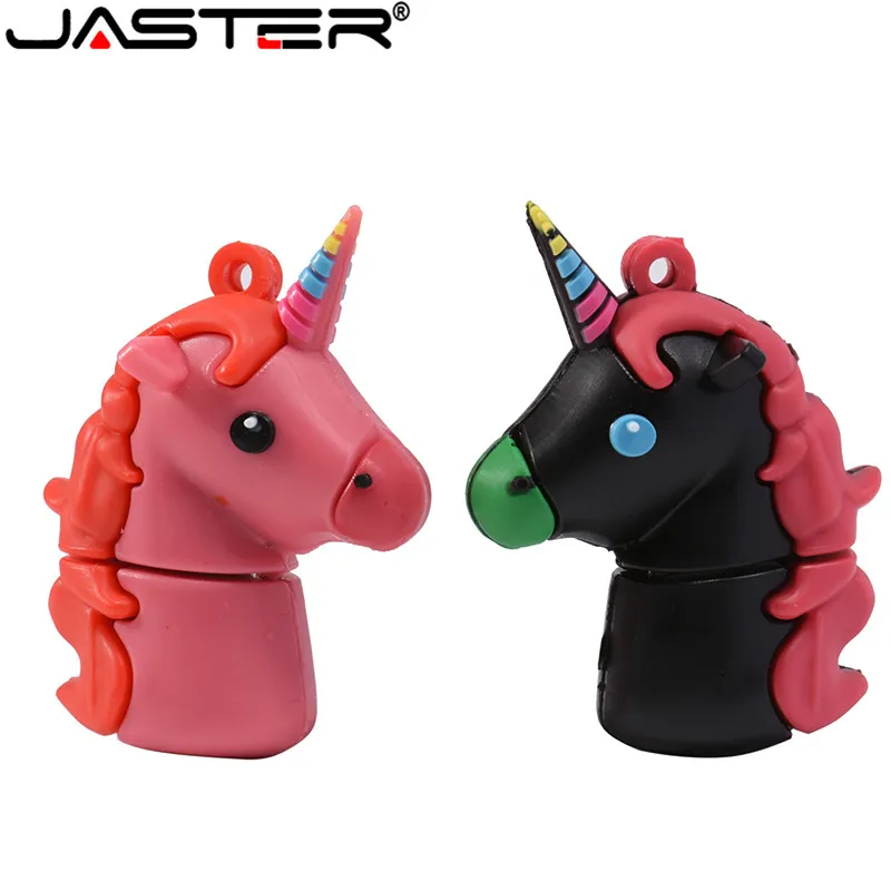 USB флеш-накопитель JASTER с изображением единорога лошади мультипликационного
