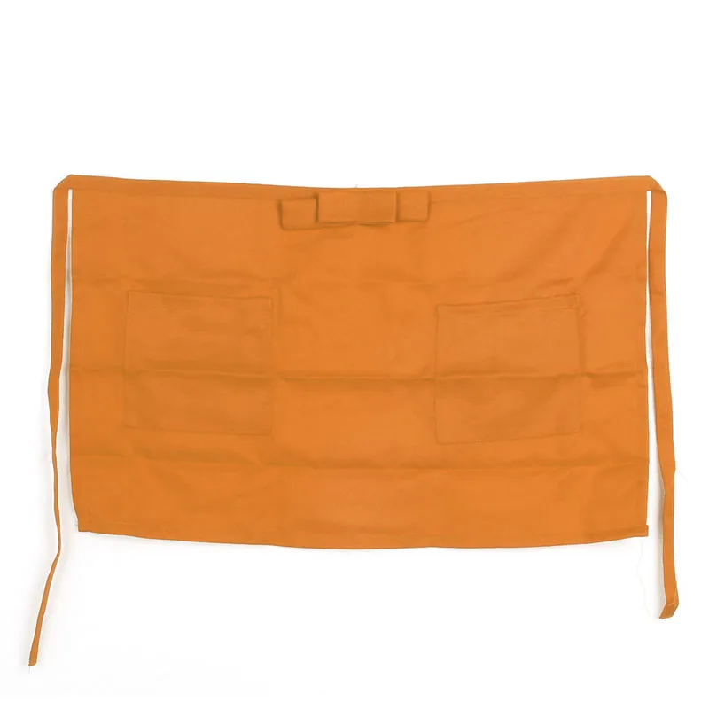 Фартук официантки из полиэстера с короткой талией и карманом|Фартуки| |