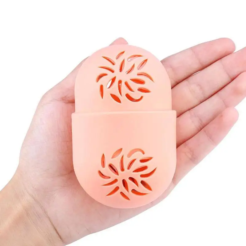 Мягкая силиконовая пуховка для пудры держатель сушки яичная подставка