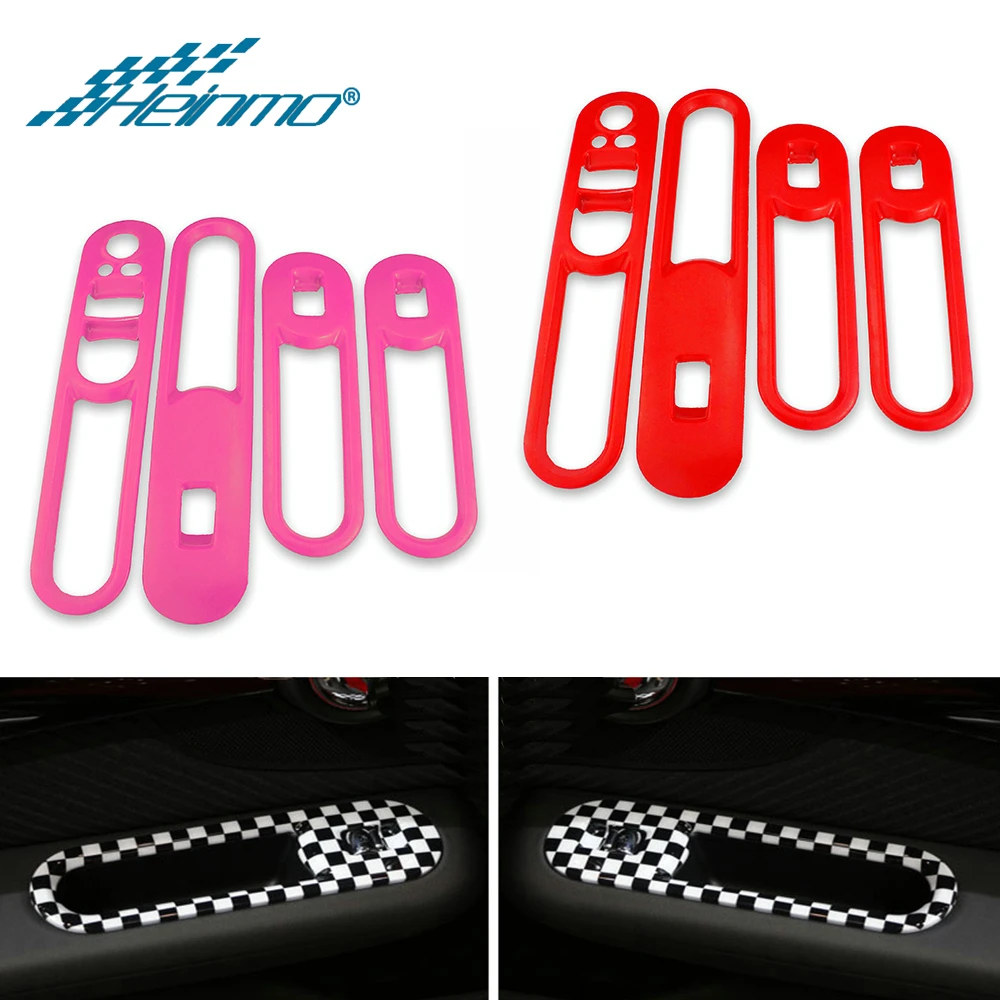 

For MINI Cooper Accessories Window Glass Lifter Switch Panel Decoration Sticker Cover For MINI Cooper F54 For MINI F54 Clubman