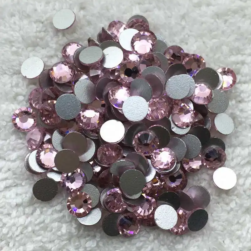 TopStone розовый Розовый Фуксия опал цвета SS3 ~ SS34 плоская задняя Стразы без горячей