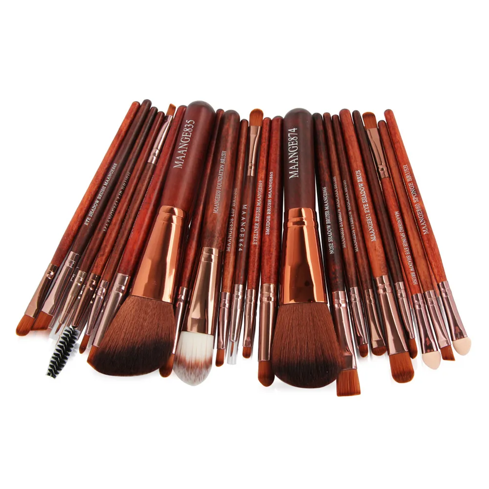 

22pcs Cosmetic Makeup brushes Blusher Eye Shadow Makeup brushes set Professional Beauty Make up Natural Powder Blushes Kit 9.17