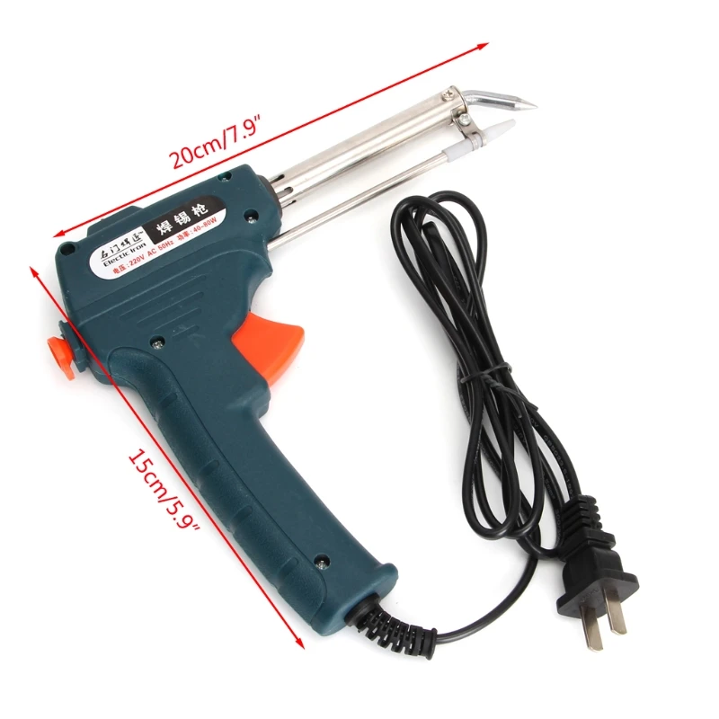 

220V 60W Auto Welding Electric Soldering Iron Temperature Gun Solder Tool Kit