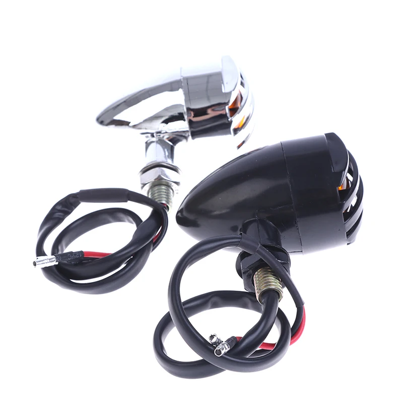 

New Arrival 1Pcs Retro Motorcycle Turn Signals Light Bulb Blinker Lights Plasic Indicators Light 10W